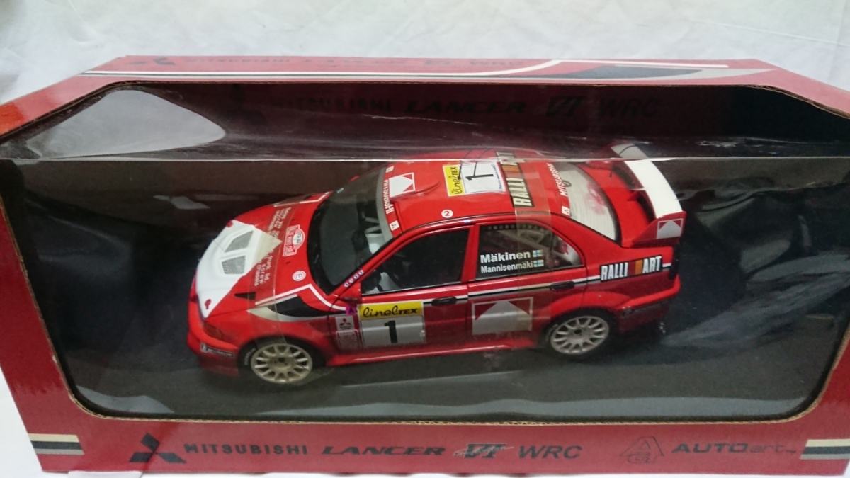 オートアート 1/18 ランサーエボリューションⅥ WRC マキネン