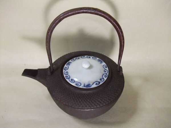 □茶道具 酒器 鉄瓶 銚子 蓋陶器 骨董□ 鉄瓶 銚子 酒器 アンティーク 年代