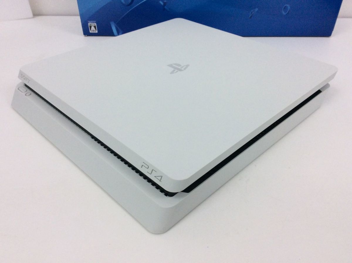 動作確認済 状態良し SONY PS4 本体 ホワイト CUH-2000A 500GB PlayStation4 システム5.53 DC05-155jy/F4