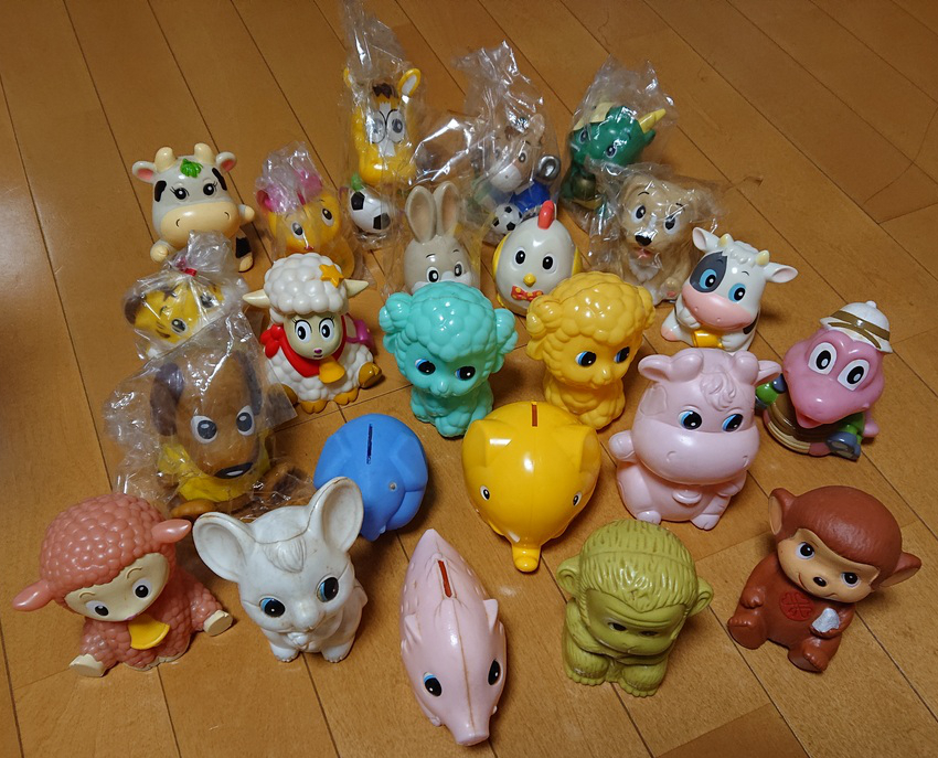 Ja 業務スーパー 等 キャラクター 貯金箱 ソフビ まとめ売り キャラクター 売買されたオークション情報 Yahooの商品情報をアーカイブ公開 オークファン Aucfan Com