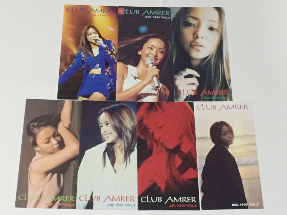 安室奈美恵 初期 ファンクラブ 会報 Vol CLUB ファンクラブ会報 AMRER