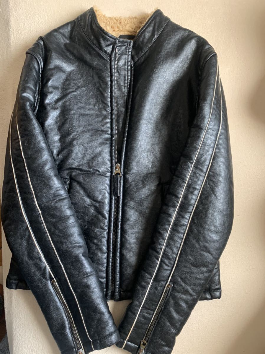 ARMANI アルマーニジーンズ JEANS Eco leather pumping boa 00's