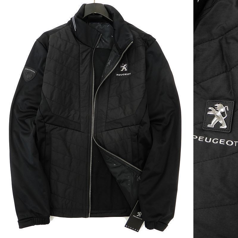 新作，大人気 MILLET GOLF &times; PEUGEOT ミレーゴルフ プジョー 高保湿 裏起毛&times;中綿入りパネル切替 ジップアップ ジャケット ブルゾン 95 031 bus0003z(ジャンパー、ジャケット)｜売買されたオークション情報 ジャンパー、ジャケット