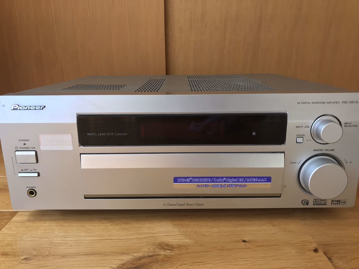 VSX-D811S☆リモコン取説有☆中古☆デジタルアンプ_1