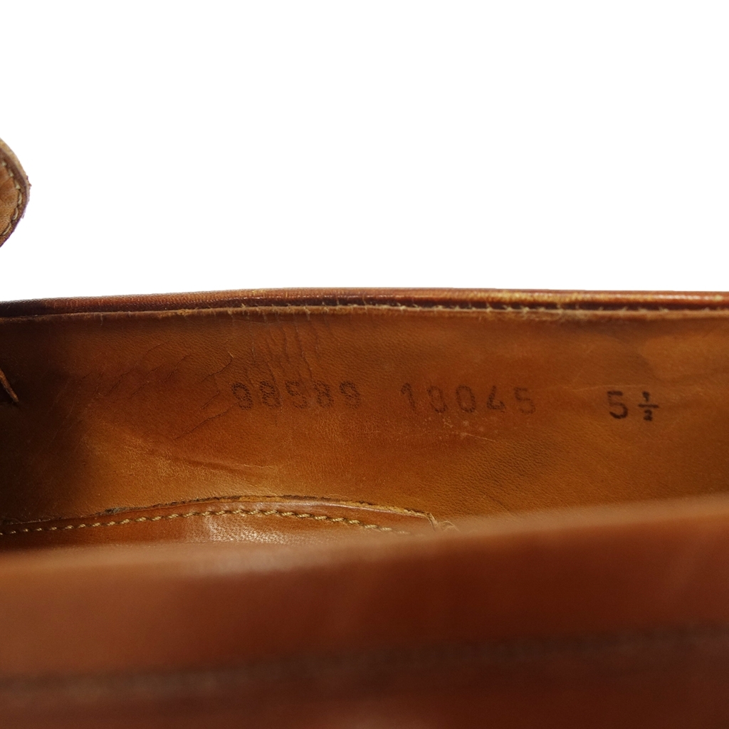 美品◆Jalan Sriwijaya ジャラン スリウァヤ レザーコインローファー 5.5 茶 メンズ Jalan | - ZABOU BLOG 池袋パルコ店