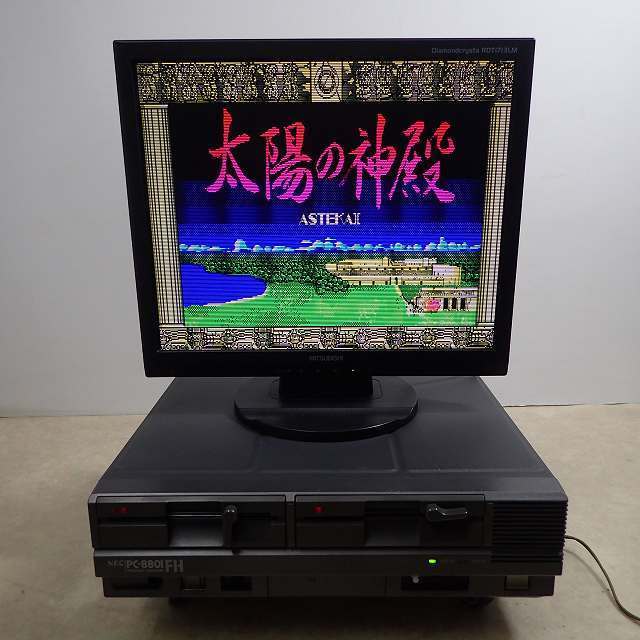 動作確認済み NEC PC-8801FH本体 ブラックタイプ 日本電気 1円～【40