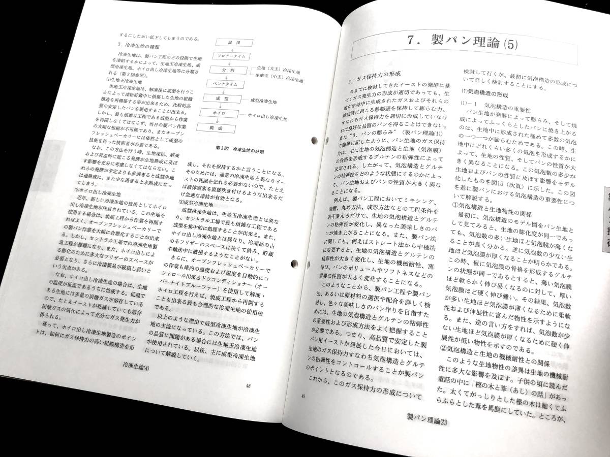 パン作り】「製パン通信講座テキスト綴・中級」全大阪パン協同組合通信教育