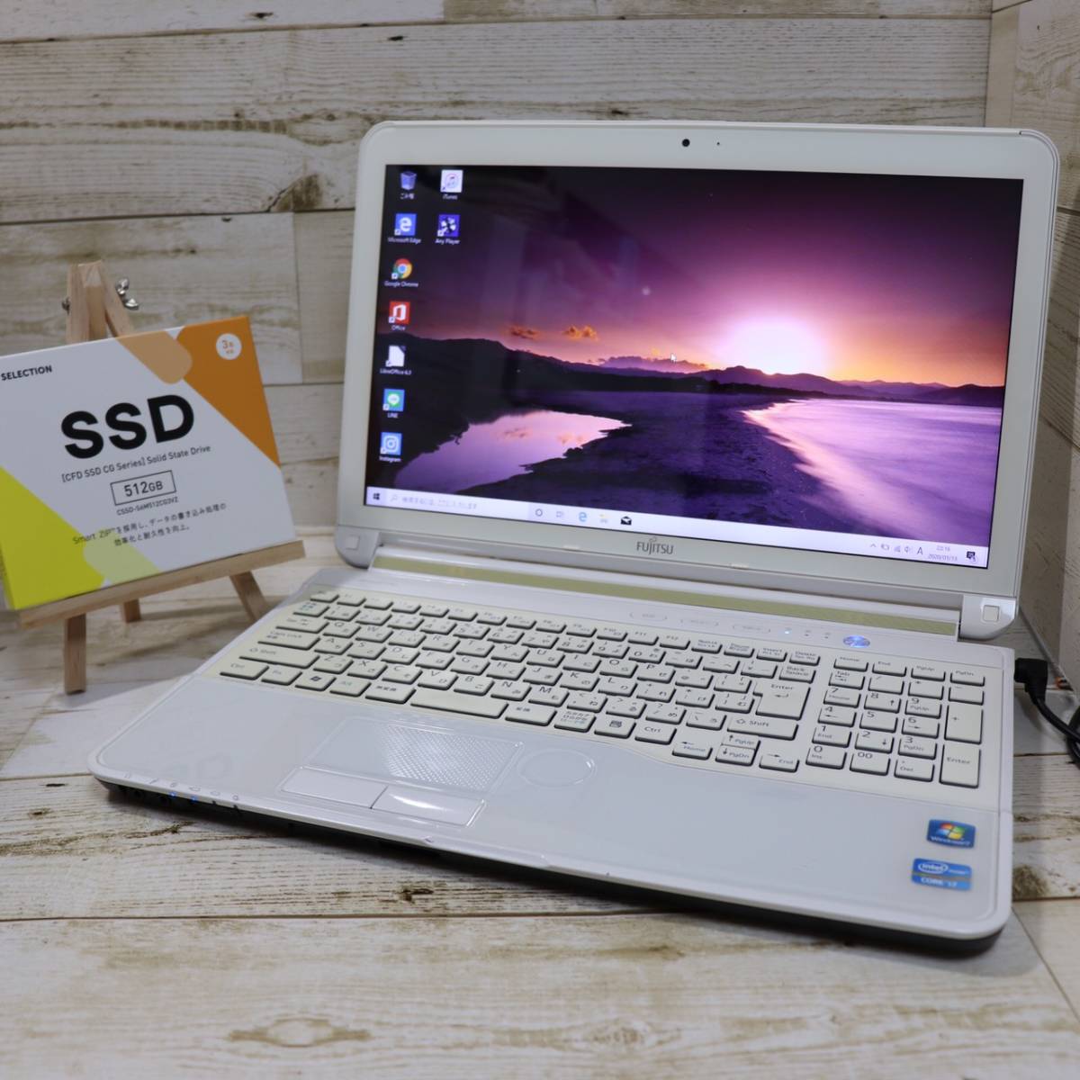 富士通 LIFEBOOK FMV AH77⁄G : 中古良品 AH77（ノートPC｜パソコン 