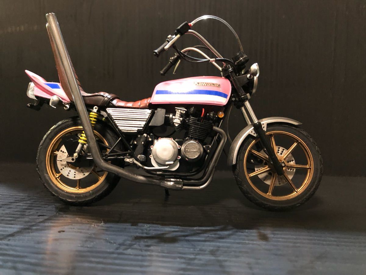 アオシマ 1/12 z400fx 完成品 旧車会 cbx gscbr 1⁄12 Z400FX アオシマ