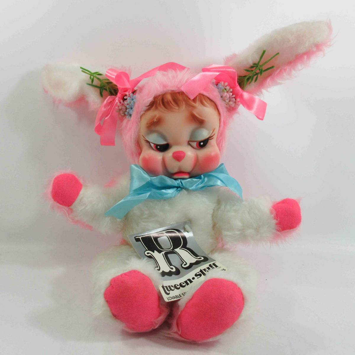 ☆Rushton ラシュトン バニー うさぎ ピンク×白 POUTY BUNNY ラバー
