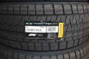 即決　送料無料　2019年 ピレリ アイスアシンメトリコ + プラス 215/45R17　４本　新品　未使用　215/45-17