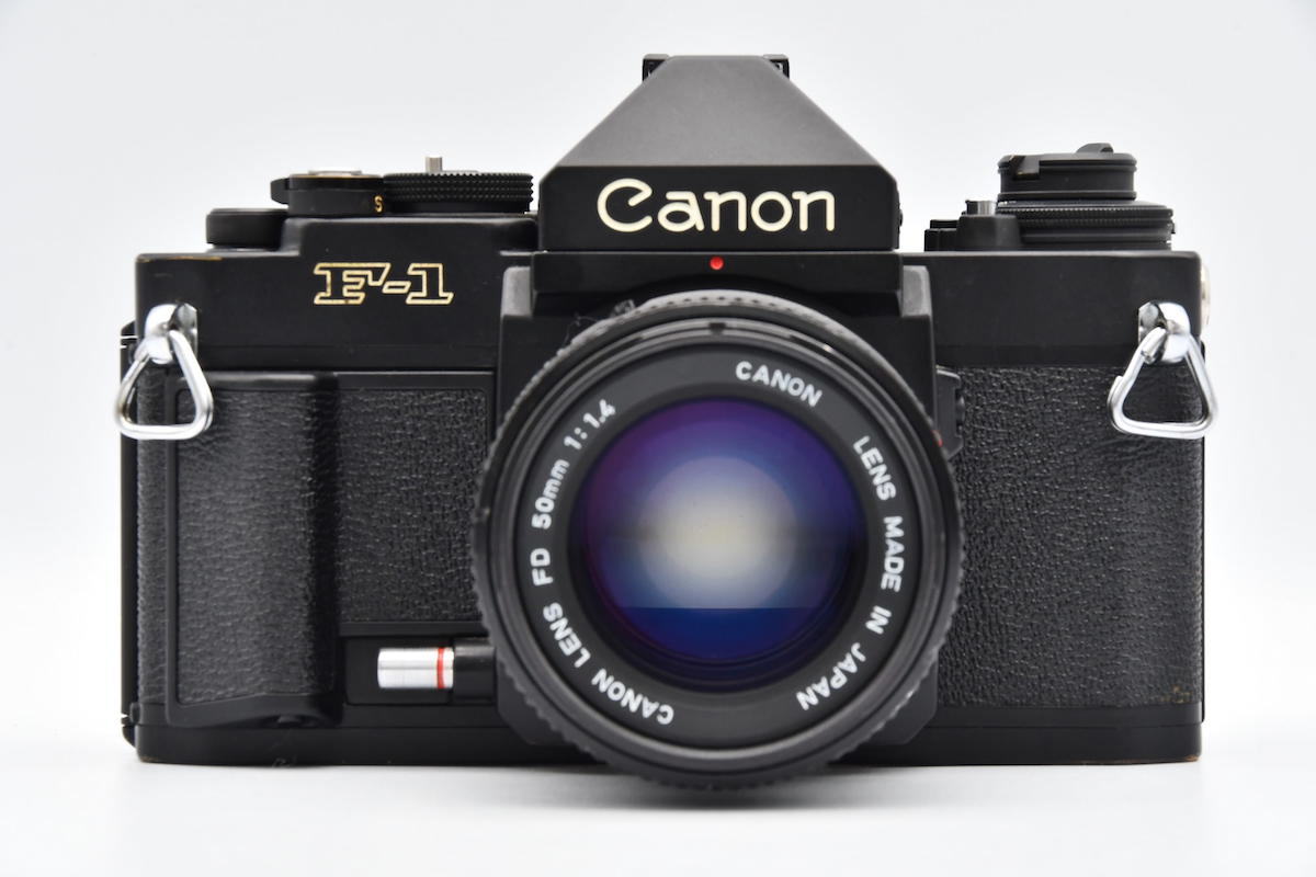 ◇ Canon キヤノン NEW F-1 + CANON LENS NEW FD 50mm F1.4 フィルム