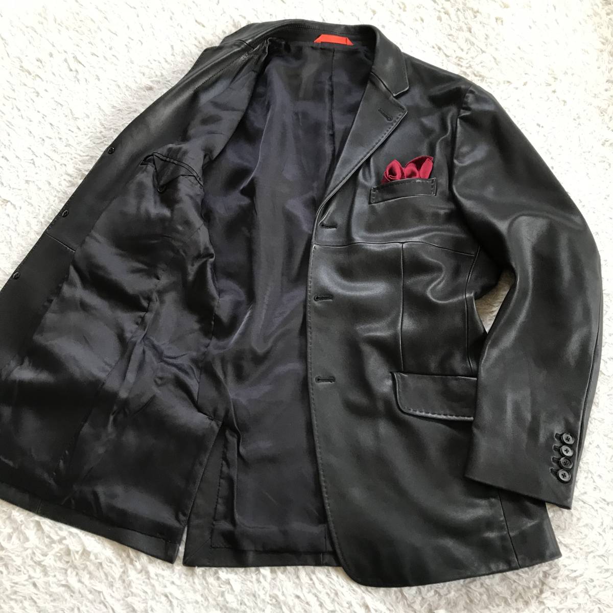 ☆『HERO』キムタク着用♪本革 ラムレザー【美品】ポールスミス ☆極上 