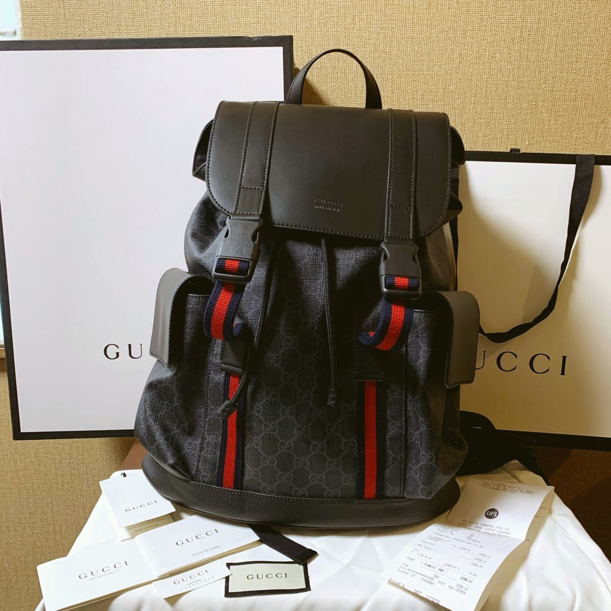 グッチ GUCCI（カラーブラック）（バックパック GUCCI 黒 グッチ 