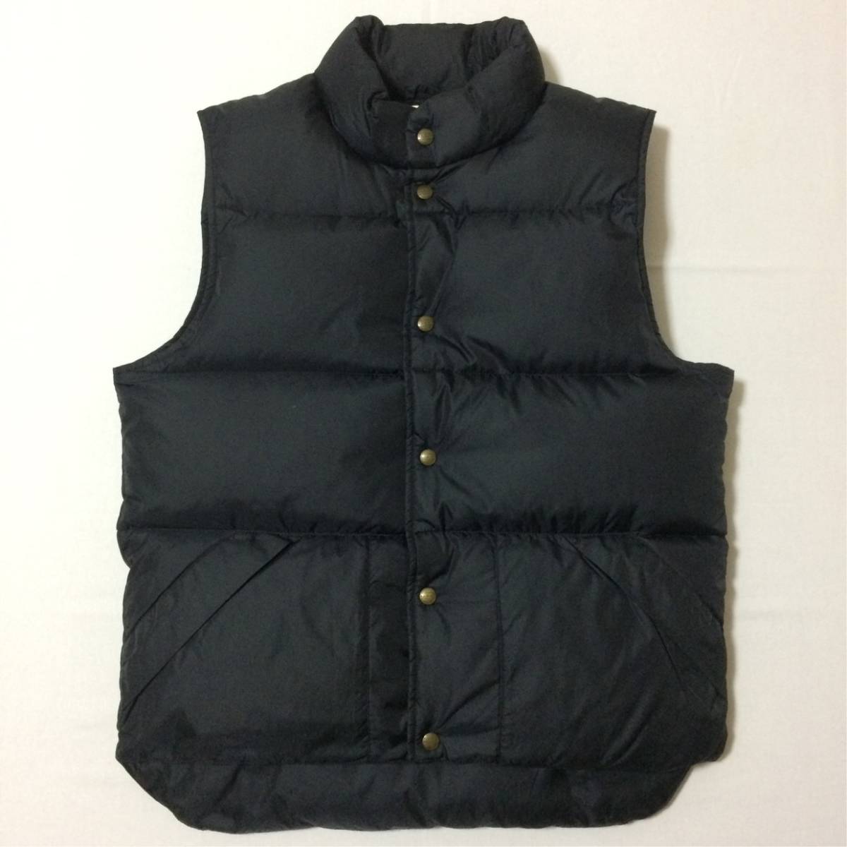 数少ない黒&メンズS!! L.L.Bean 90s グース ダウン ベスト 一体型収納 