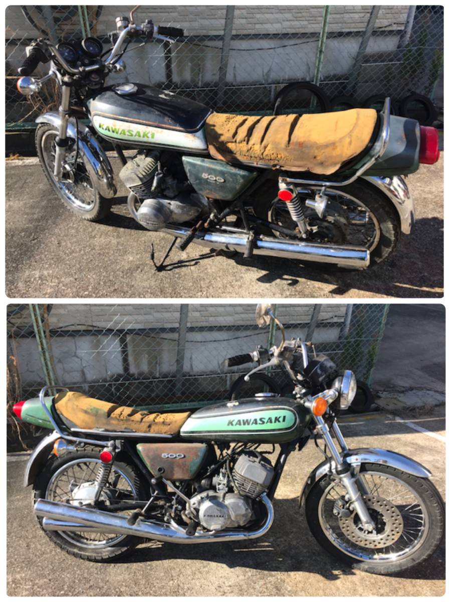 売り切り】 【登録書類有】【レストアベース】KAWASAKI H1D 500SS 1973
