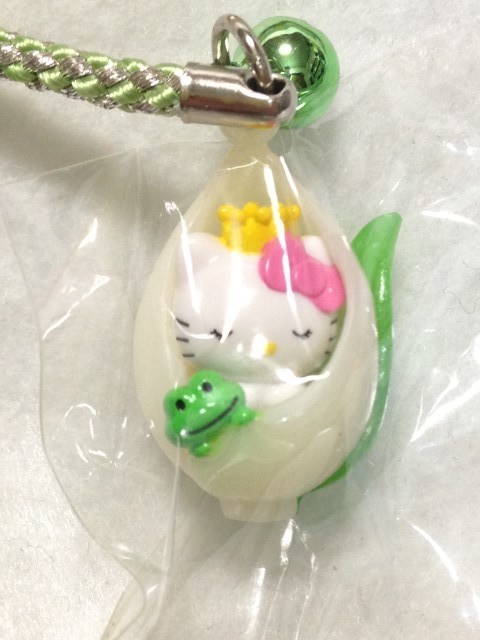 ハローキティ 福島限定 尾瀬バージョン 根付 ストラップ ご当地キティごとうちキティ 御当地キティ 地域限定キティ_1