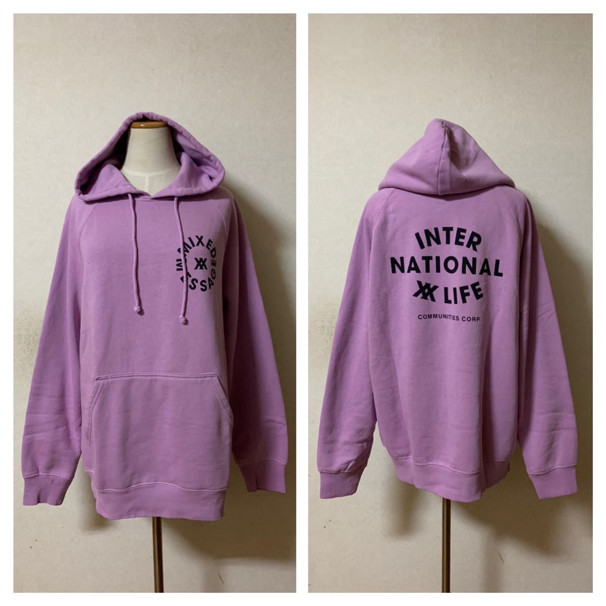 H M スウェットパーカーフードトレーナーフーディーエイチアンドエムメンズmサイズ ラベンダー紫男性用プルオーバー その他 売買されたオークション情報 Yahooの商品情報をアーカイブ公開 オークファン Aucfan Com