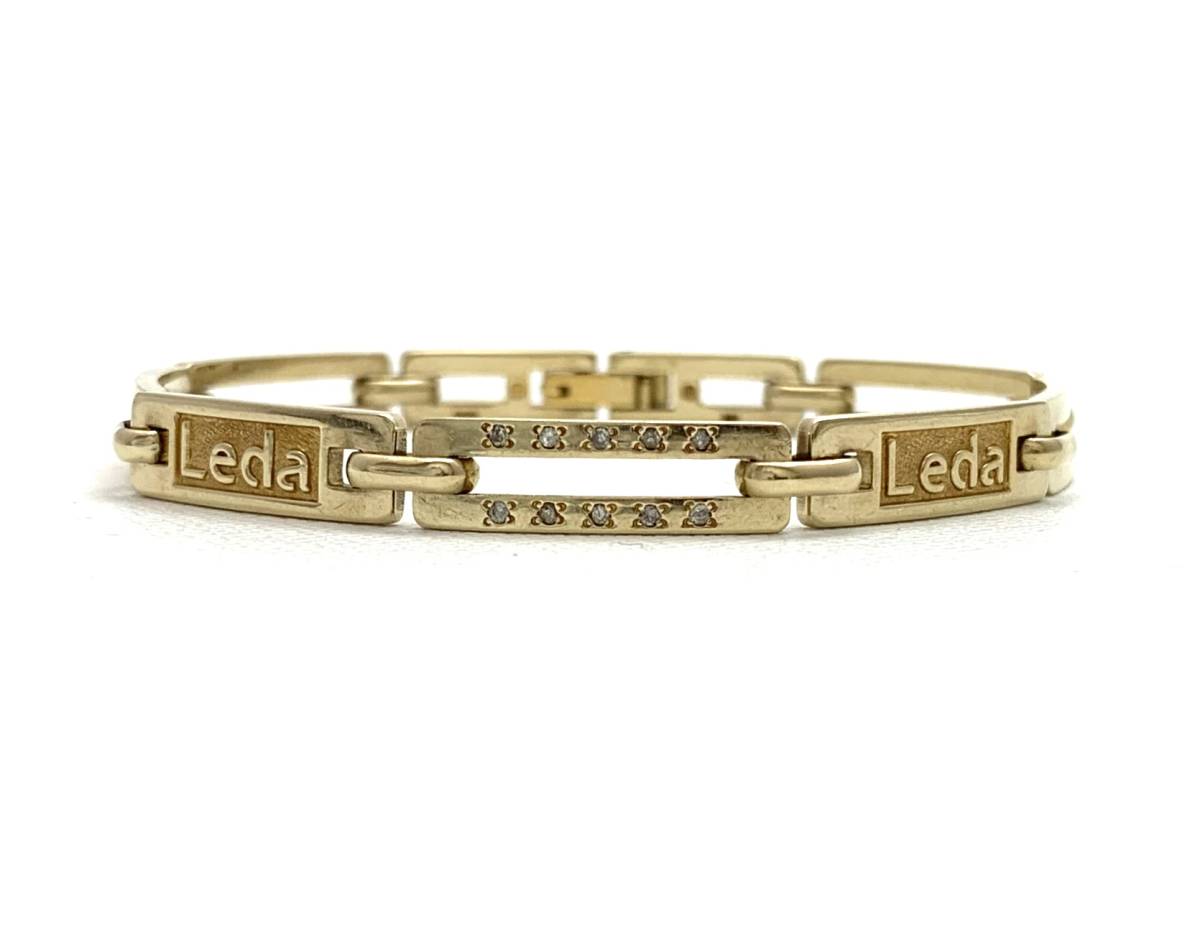  1232 Leda SILMA レダシルマ ブレスレット K10 ダイヤモンド 0.06ct(ダイヤモンド)｜売買されたオークション情報、yahooの商品情報をアーカイブ公開 - オークファン ダイヤモンド