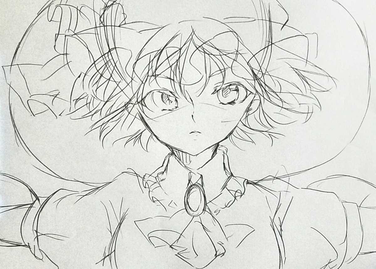 同人手描き東方イラスト レミリア スカーレット 水彩 筆ペン ラフ画付き 手描きイラスト 売買されたオークション情報 Yahooの商品情報をアーカイブ公開 オークファン Aucfan Com