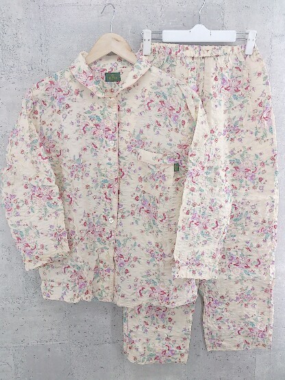 ◇ minton ミントン 花柄 フラワー ルーム ウェア パジャマ
