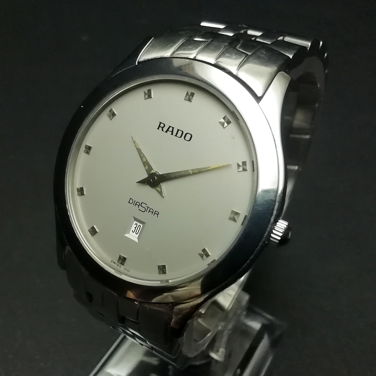 RADO ラドー Diastar ダイヤスター クオーツ デイト 160.0440.3 メンズ