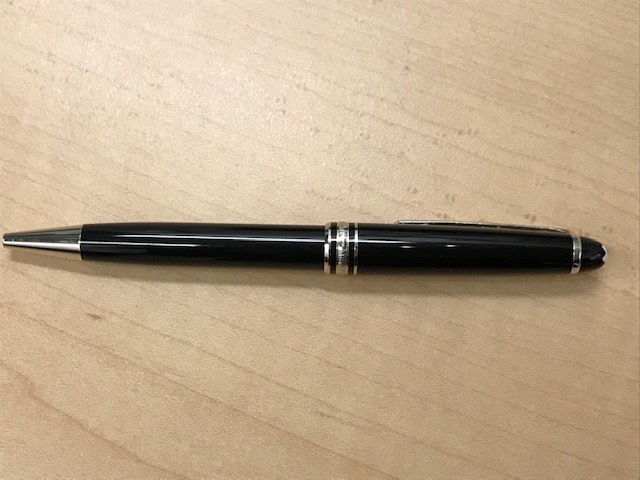 【正規品，品質保証】 MONTBLANC/モンブラン/マイスターシュティック/ブラック&times;シルバー/黒インク//繰り出し式/ツイスト/筆記確認済み インク残不明(モンブラン)｜売買されたオークション情報、yahooの商品情報 モンブラン
