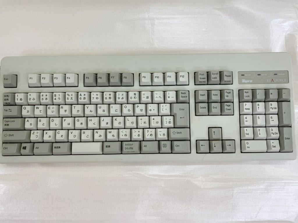 東プレ REALFORCE SA010S キーボード Topre 日本語108 フル SA010S静音
