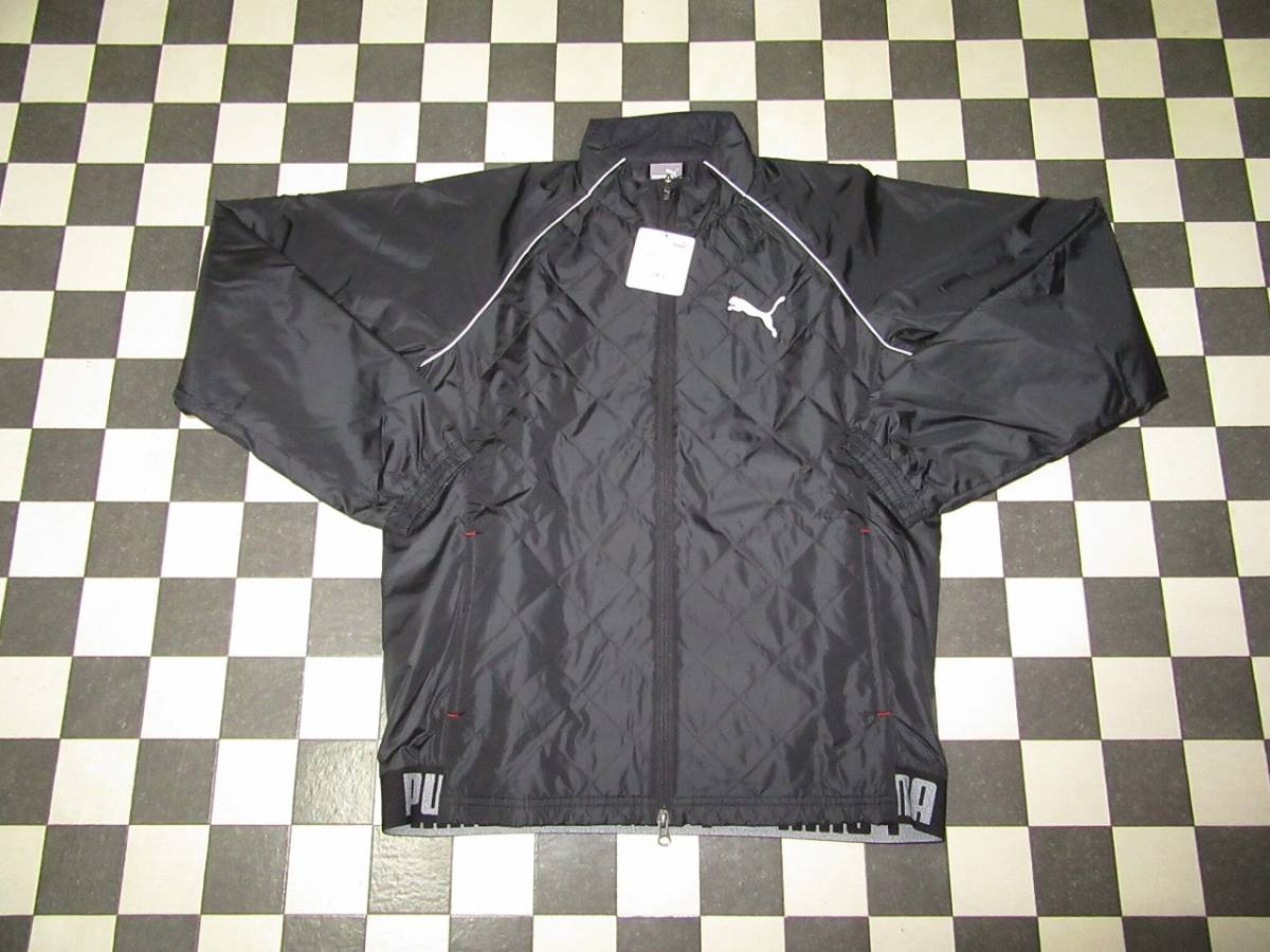 プーマ PUMA パデッド ESS フーデッド 中綿ジャケット JKT パデッドジャケット L 黒 PUMA(プーマ) 新品PUMA ESS+ 中綿ウェア ブラック パデッドジャケット（メンズファッション）の通販