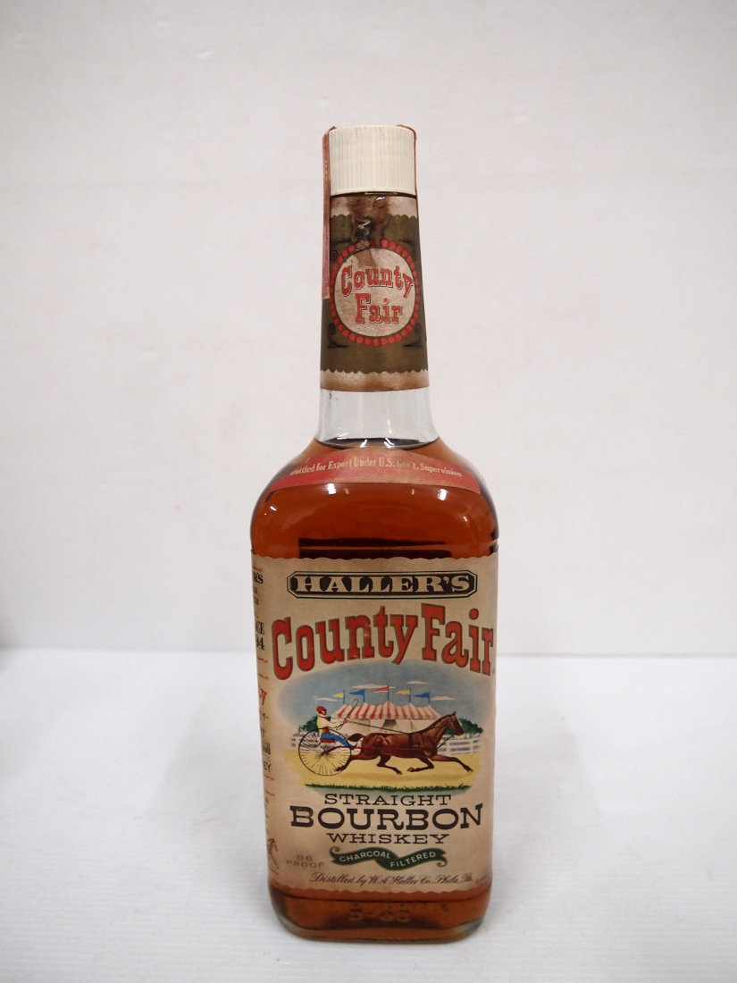バーボン 未開栓HALLERS フェア ウイスキー 0 カウンティ Fair County