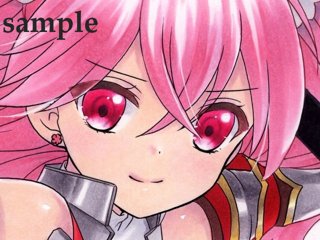 同人手描きイラスト【桜剣士/オリジナル】A4