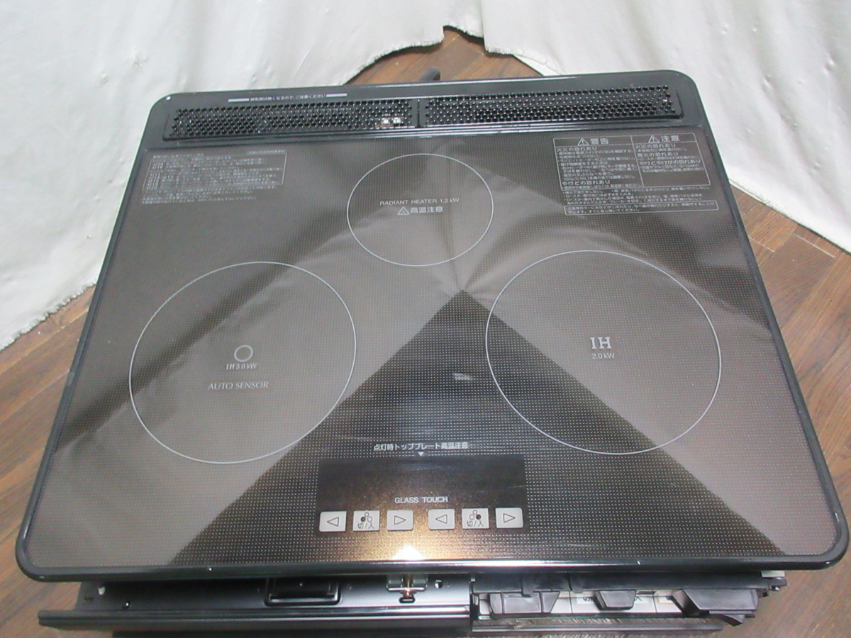パナソニックIH調理器具S12EB1EB3K 2290 未使用！パナソニック ビルトインIHクッキングヒーター SUE34EB1