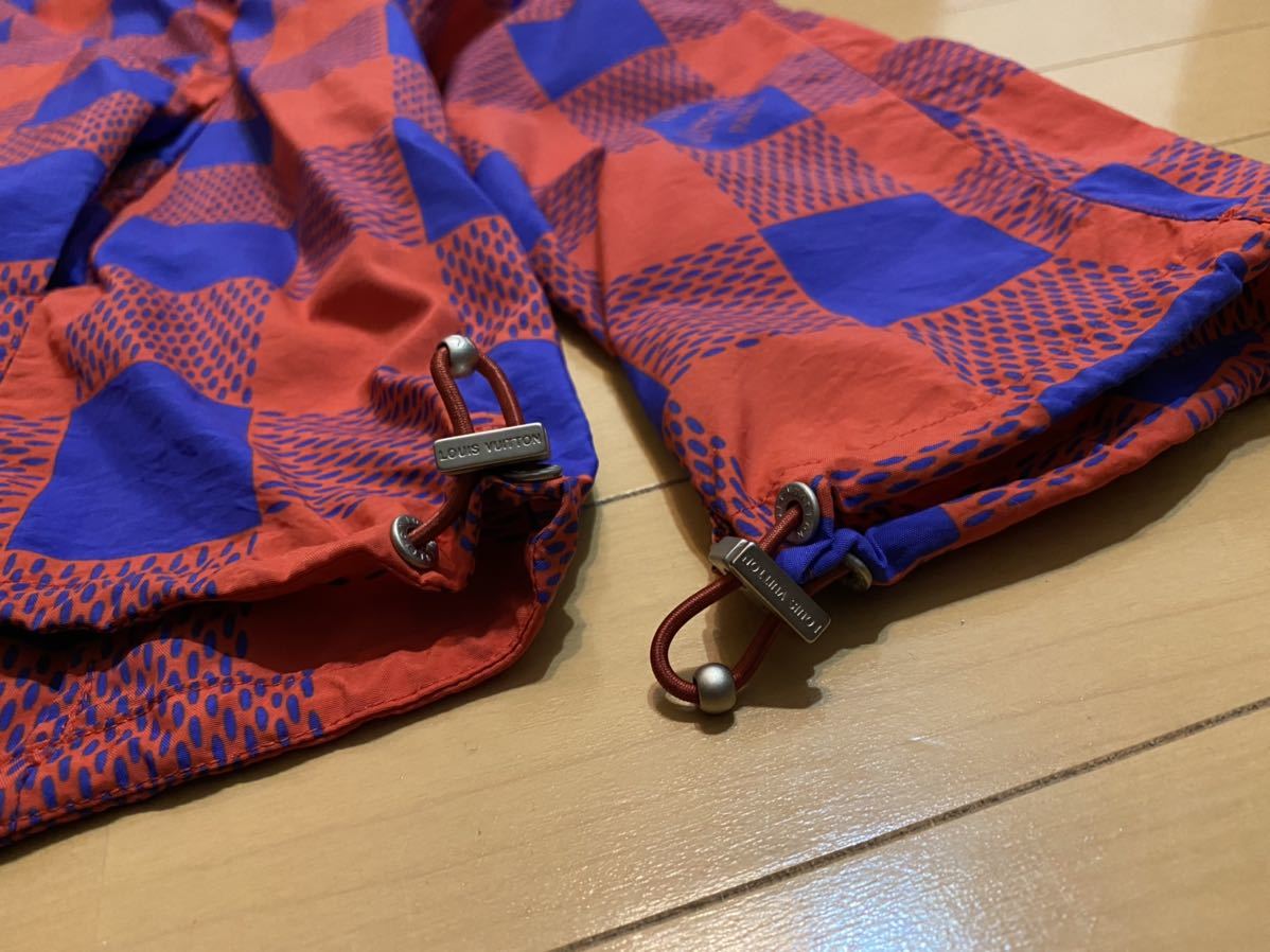 美品] ルイヴィトン 12SS マサイチェック アノラック ナイロンパーカー 