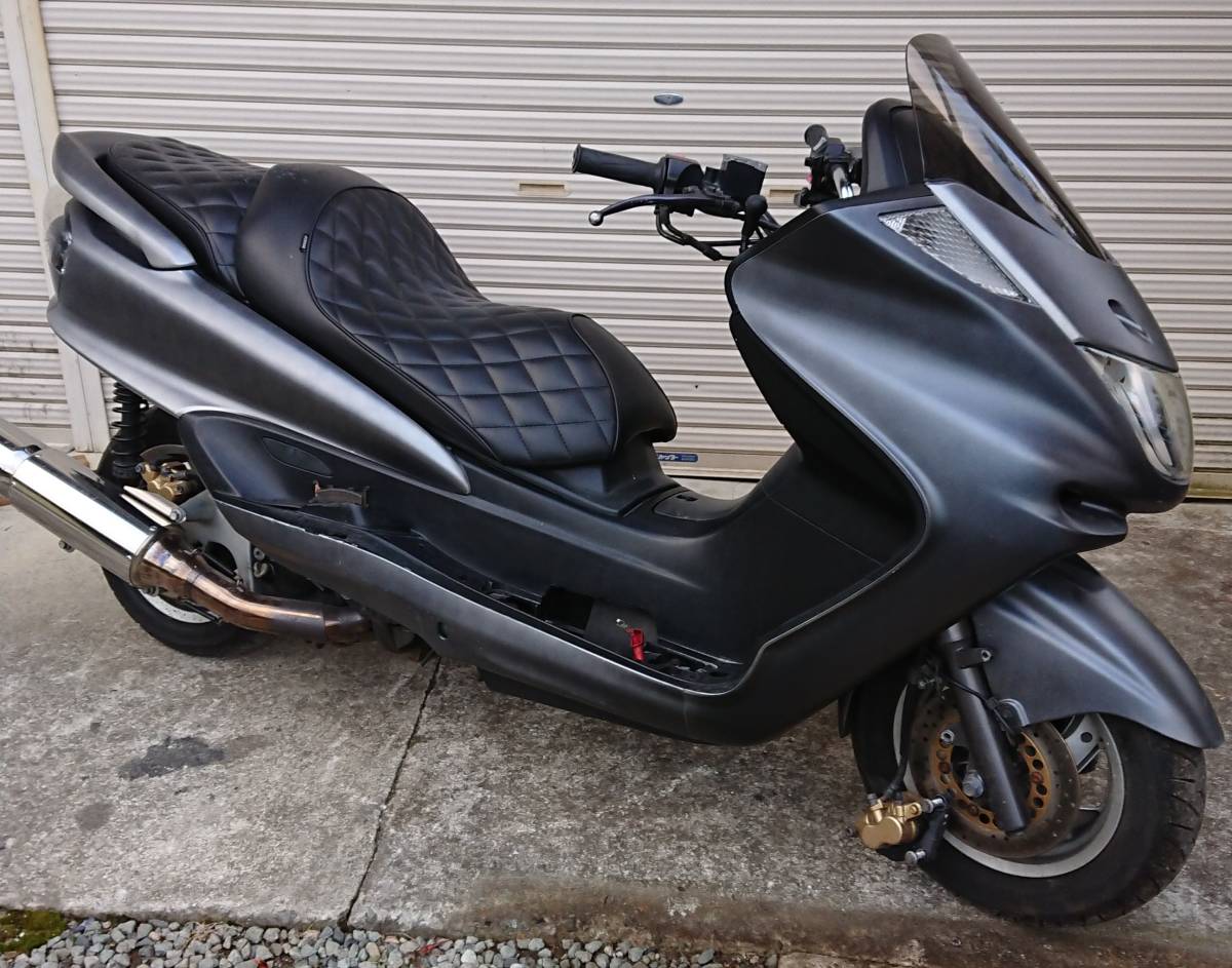 マジェスティ250と部品取車の2台 マジェスティ SG03J カスタム ベース 