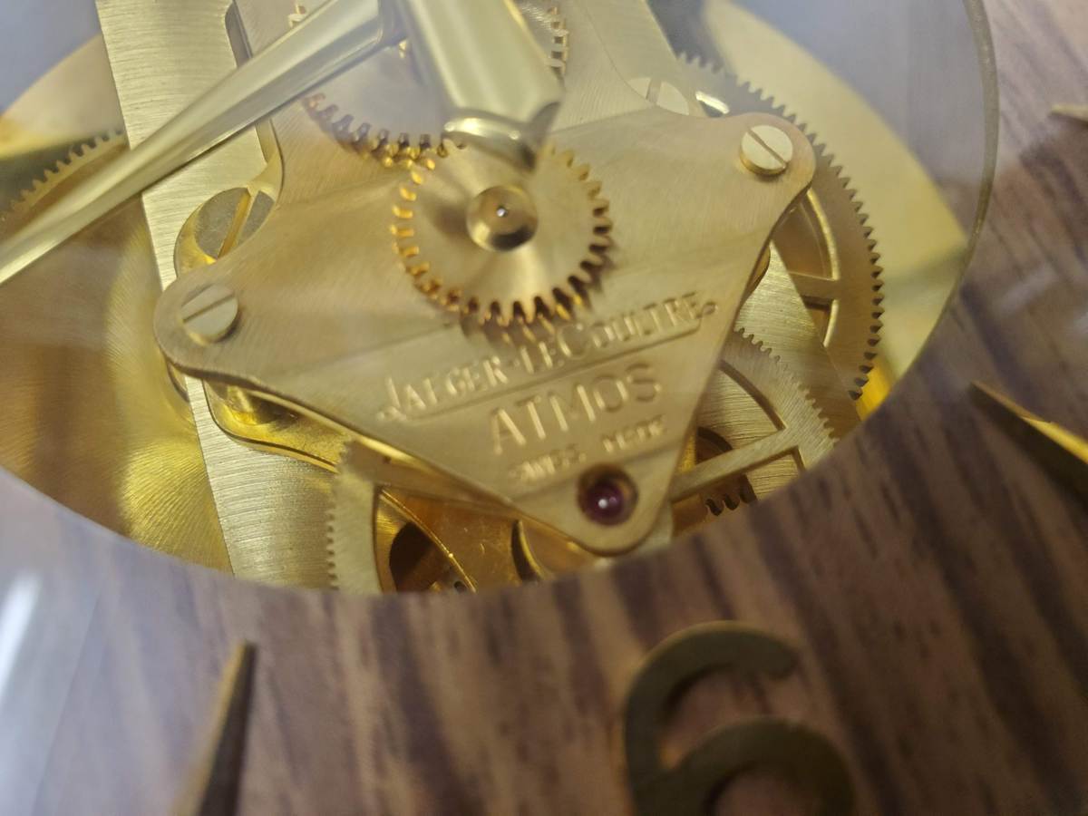 JAEGER-LECOULTRE ジャガールクルト ATMOS アトモス ゴールド 空気時計 置時計 インテリア　現状ジャンクで