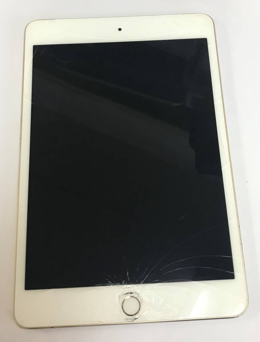 ☆ ジャンク ソフトバンク iPad Mini 4 Wi-Fi+Cellular モデル A1550