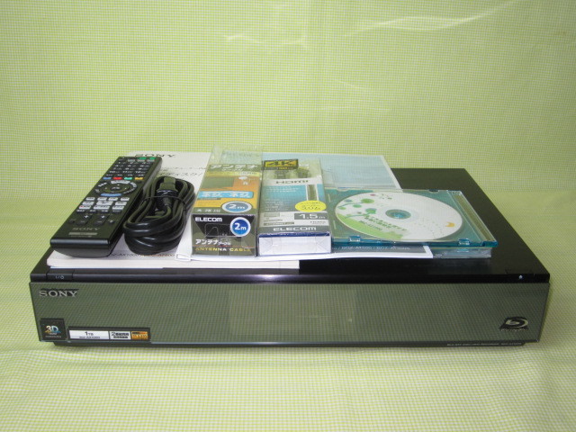 BDZ-AX1000 ブルーレイディスクレコーダー ソニー SONY BDZ-ZW1000 1TB 