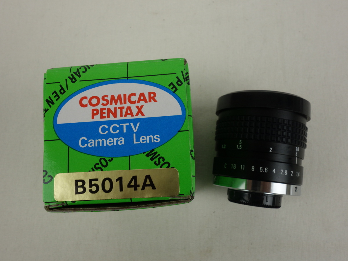 Cosmicar COSMICAR PENTAX ペンタックス CCTV Camera Lens カメラレンズ 50mm 1:1.4 B5014A(レンズ ...
