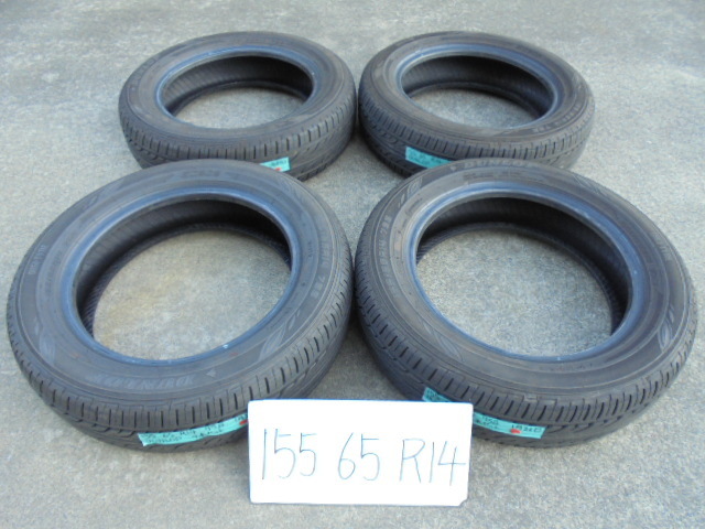 送料無料，本物保証 タイヤ DNLOP 155 65 R14 75S 4本 X1919(中古品)｜売買されたオークション情報、yahooの商品情報をアーカイブ公開 - オークファン 14インチ