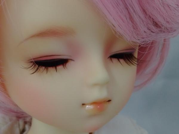 ボークス スーパードルフィー 女の子 白ワンピース ピンクリボン 41cm 店舗受取可