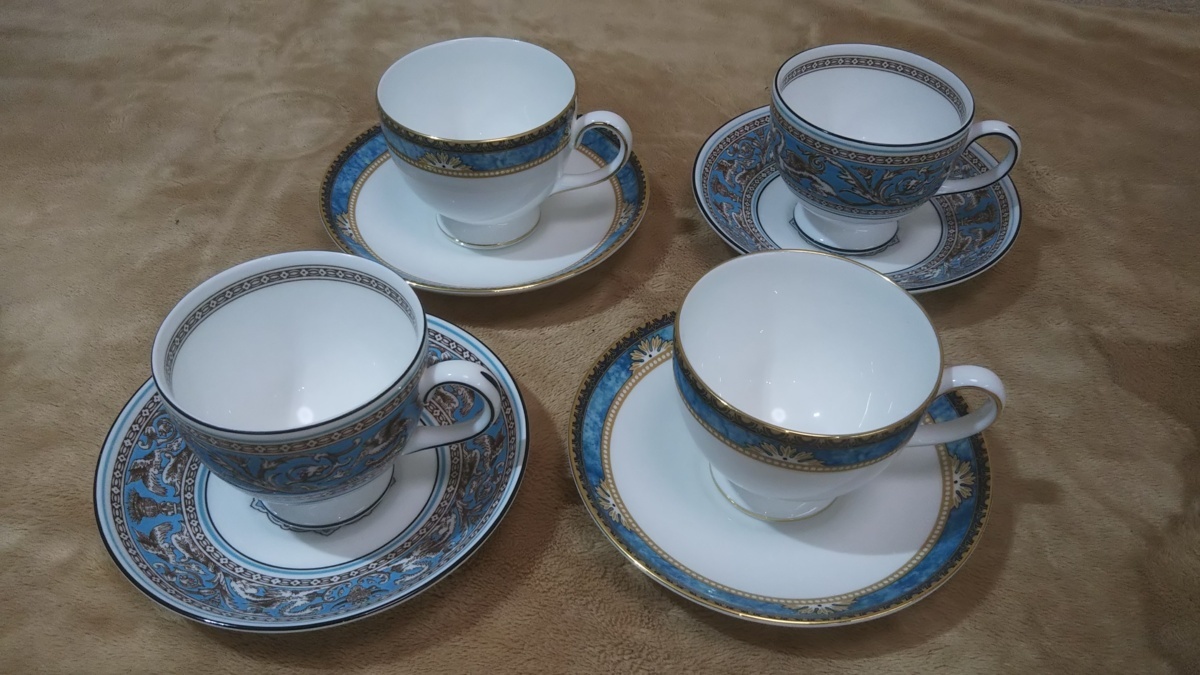 Wedgwood 2客セット WEDGWOOD ウェッジウッド ティーカップ＆ソーサ 