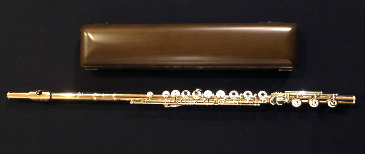 総銀製管体／18K金メッキフルート「希少」島村楽器×パールフルートコラボ限定モデル Pearl F-8950RBES/IL