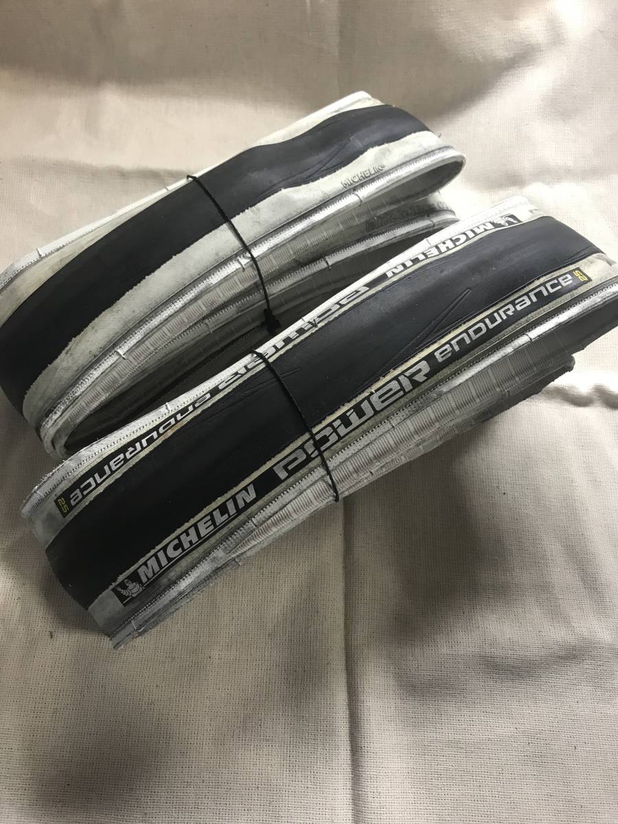 【驚きの破格値，新作登場】 Michelin ミシュラン POWER endurance パワー エンデュランス ホワイト 700x25C ２本セット(700C（クリンチャー、WO）)｜売買されたオークション情報、yahooの商品情報をアーカイブ公開 - オークファン タイヤ