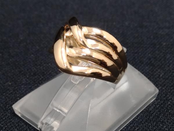 K18 ゴールド リング 約10号 総重量約4.2g