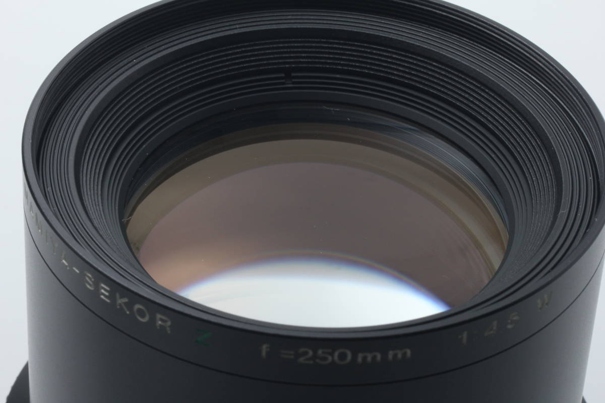 abc141# マミヤ MAMIYA SEKOR Z 250mm f/ 4.5 W For RZ67 PRO Ⅱ D