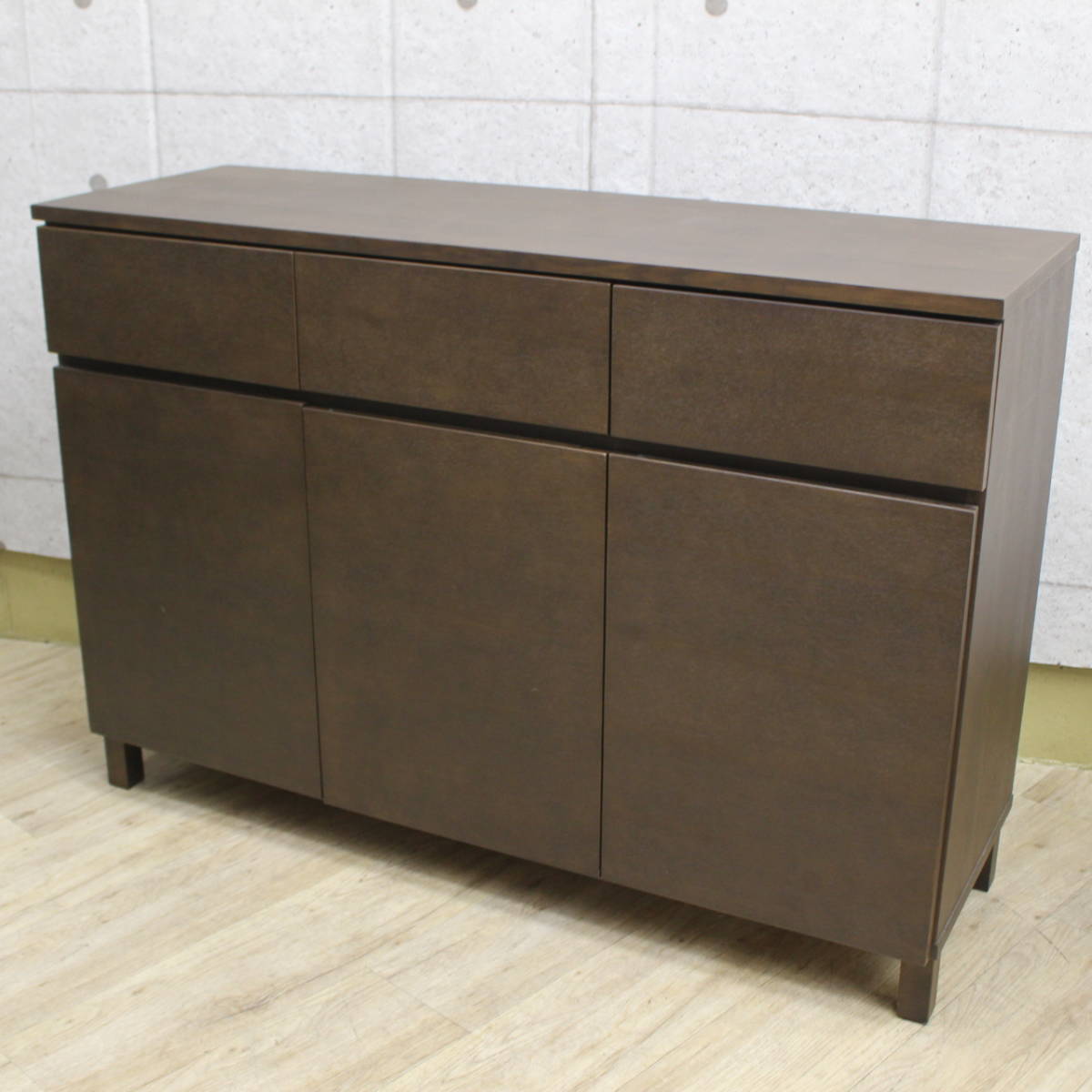無印良品 | オーク材突板 木製キャビネット 木製キャビネット・木扉 
