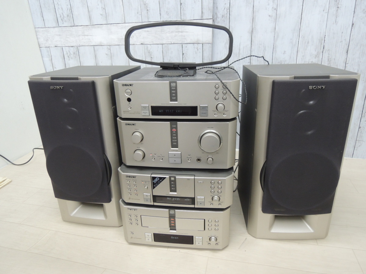 ☆SONY SONY ソニー CD/MD システムコンポ DHC-MD717 ☆ジャンク