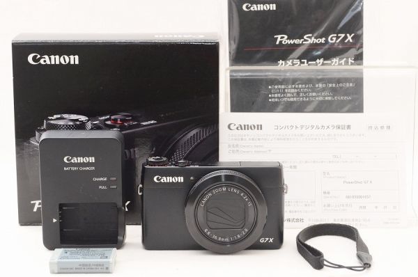 ☆美品☆ キャノン パワーショット Canon PowerShot G7X 元箱 付属品