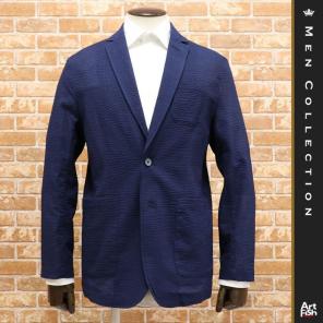  春夏/barassi MILANO/50 XL サイズ/清涼ジャケット シアサッカー 無地 アンコン 日本製生地 リゾート ゴルフ /紺/ネイビー/ay108/(ウエア（男性用）)｜売買されたオークション情報、yahooの商品情報を その他