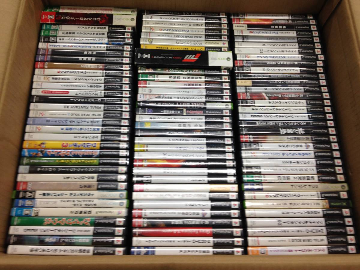 【z56-21/160/0】色々ゲームディスクソフト 160サイズ 詰め合わせセット 約40～50㎏ 約280枚以上 PS3/PS2/Wii/Wii U/XBOXなど まとめ 大量
